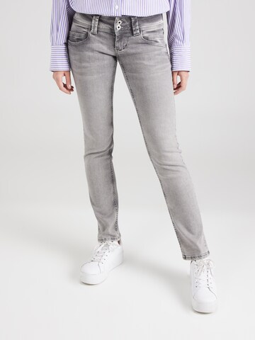 Coupe slim Jean Pepe Jeans en gris : devant