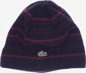 LACOSTE Hut oder Mütze One Size in Schwarz: Vorderseite