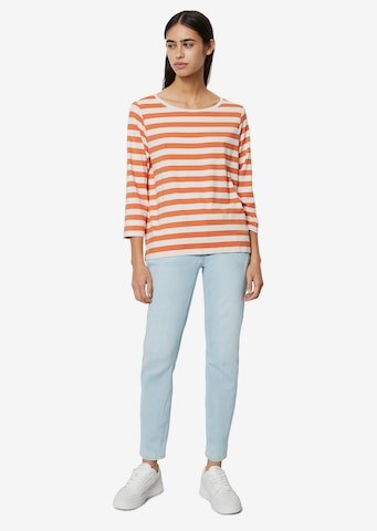 Marc O'Polo DENIM - Camisa 'Breton' em laranja