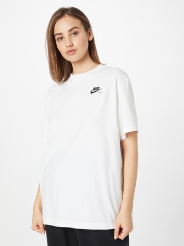 Maglietta di Nike Sportswear in bianco: frontale