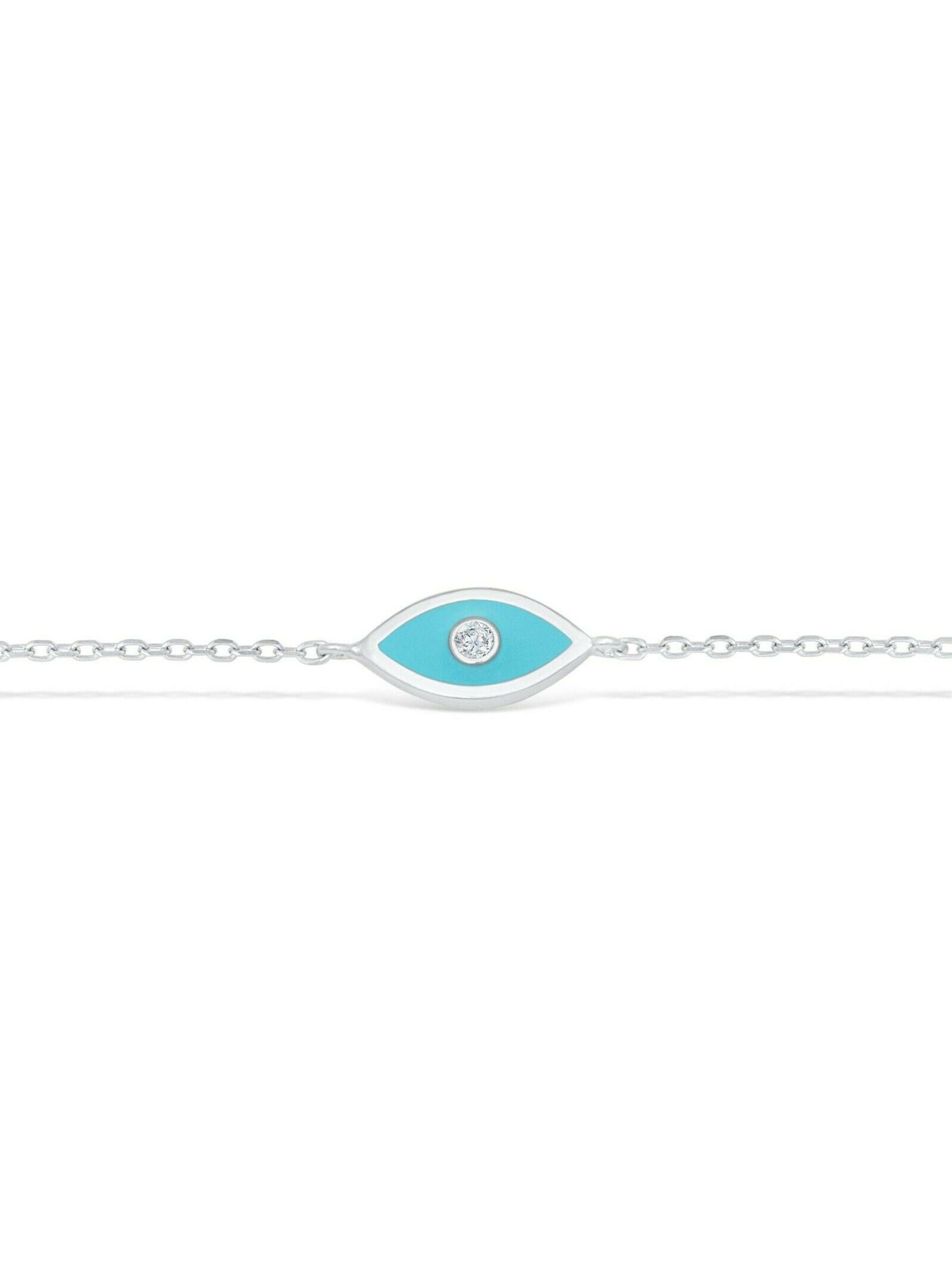 Tony Fein Bracelet 'Blaue Auge' in Silver