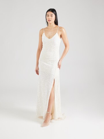 YAS Evening dress in Beige: front