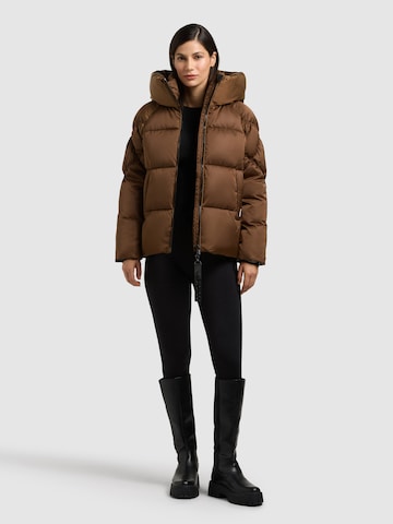khujo Zimní bunda 'Isett2' – hnědá