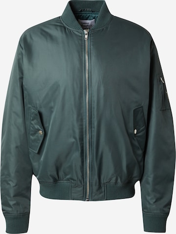 ABOUT YOU x Kingsley Coman Between-Season Jacket 'Colin' in Green: front