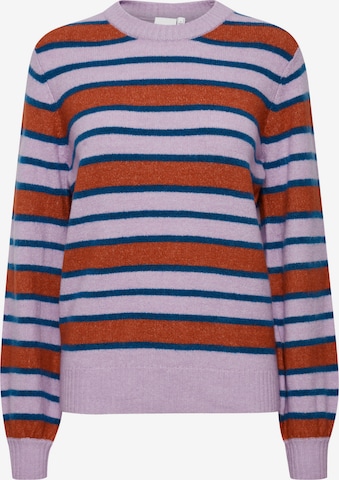 ICHI Sweater 'Eden' in Purple: front