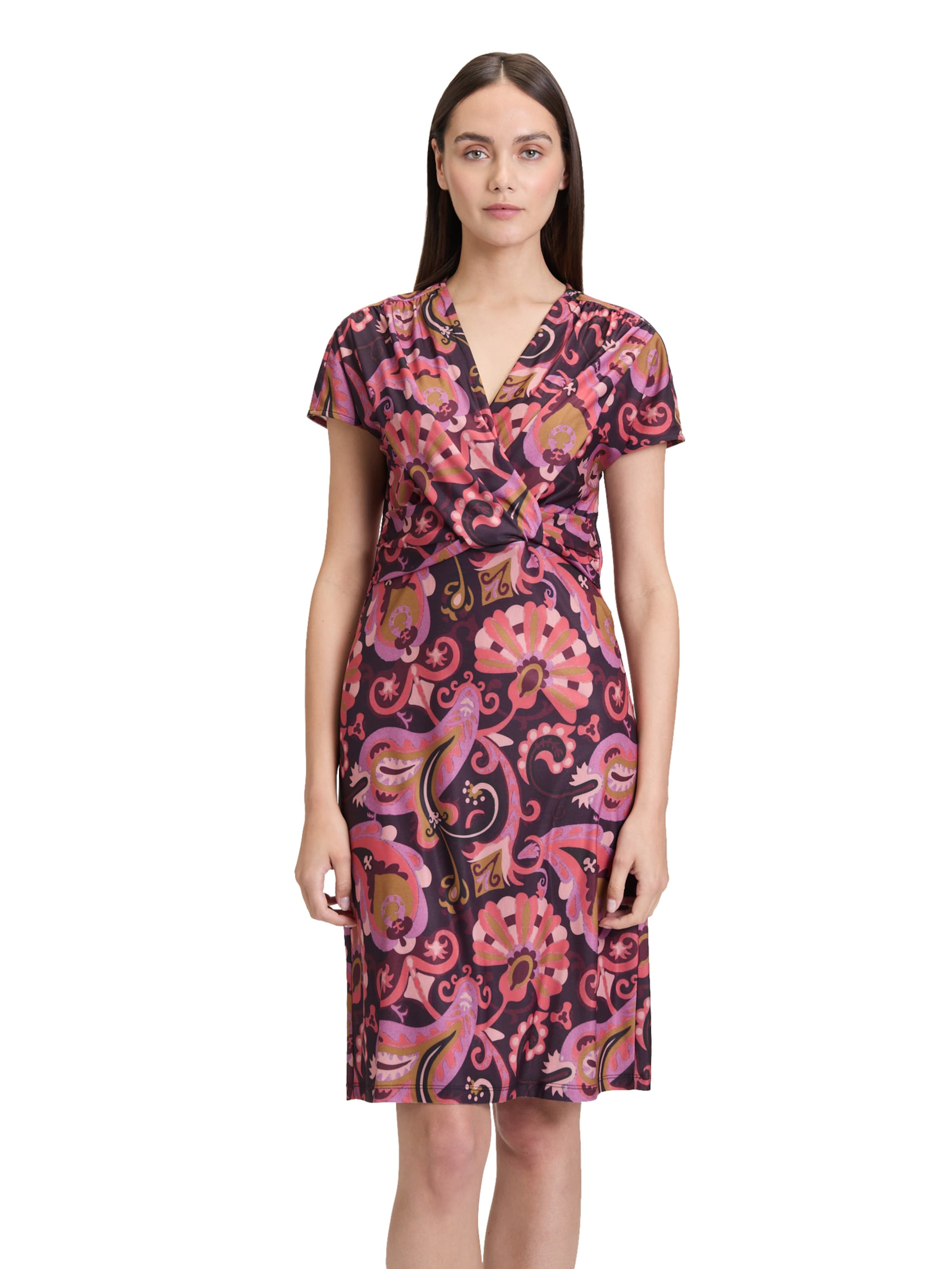 Cartoon Dress in Purple: front