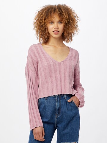 Pull-over American Eagle en violet : devant