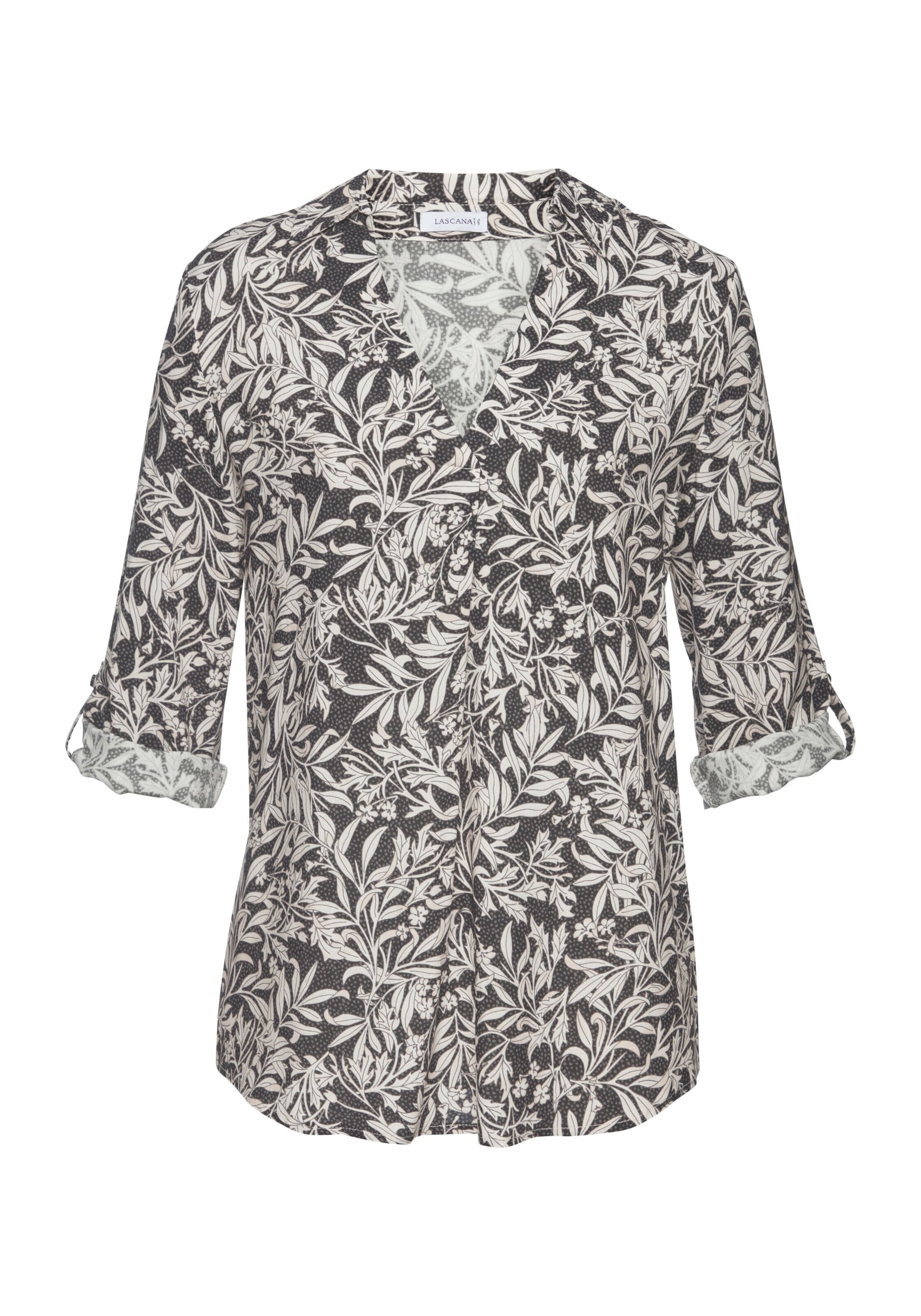 Camicia da donna di LASCANA in nero: frontale