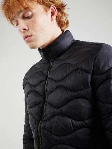 JACK & JONES Between-Season Jacket 'ICEBREAKER' in Black