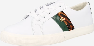 Lauren Ralph Lauren Sneaker 'JANSON II' in braun / grün / schwarz / weiß, Produktansicht