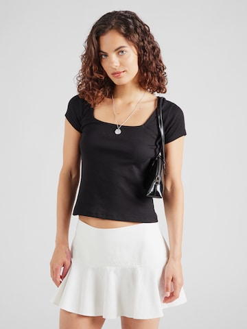 ABOUT YOU - Camiseta 'Lil' en negro: frente