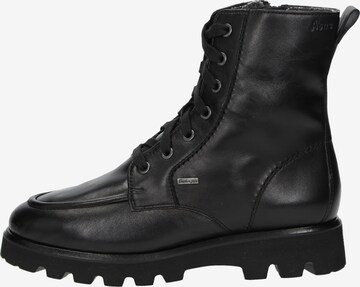 SIOUX Lace-Up Ankle Boots 'Mered' in Black