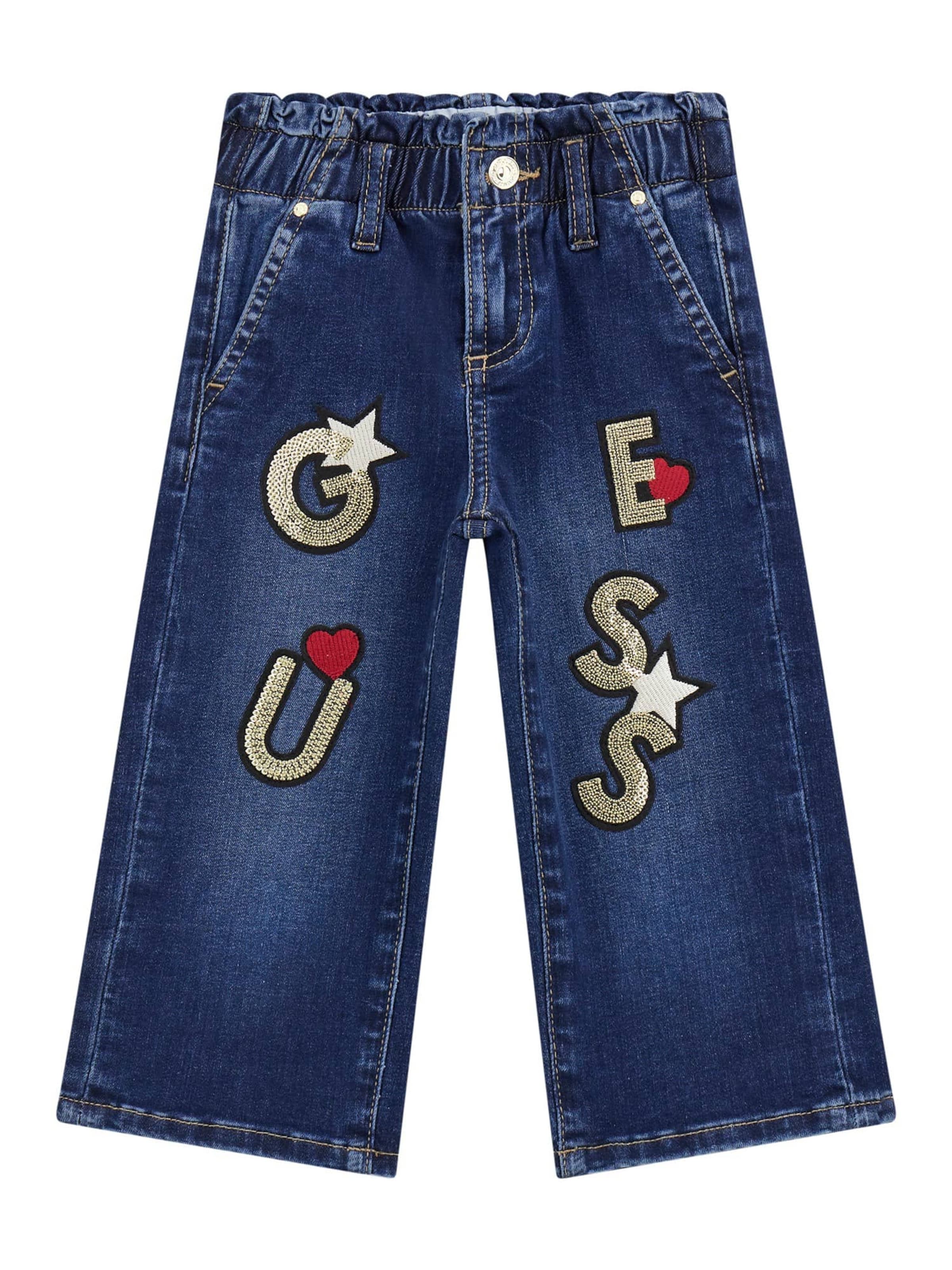 GUESS Wide Leg Jeans in Blau: Vorderseite