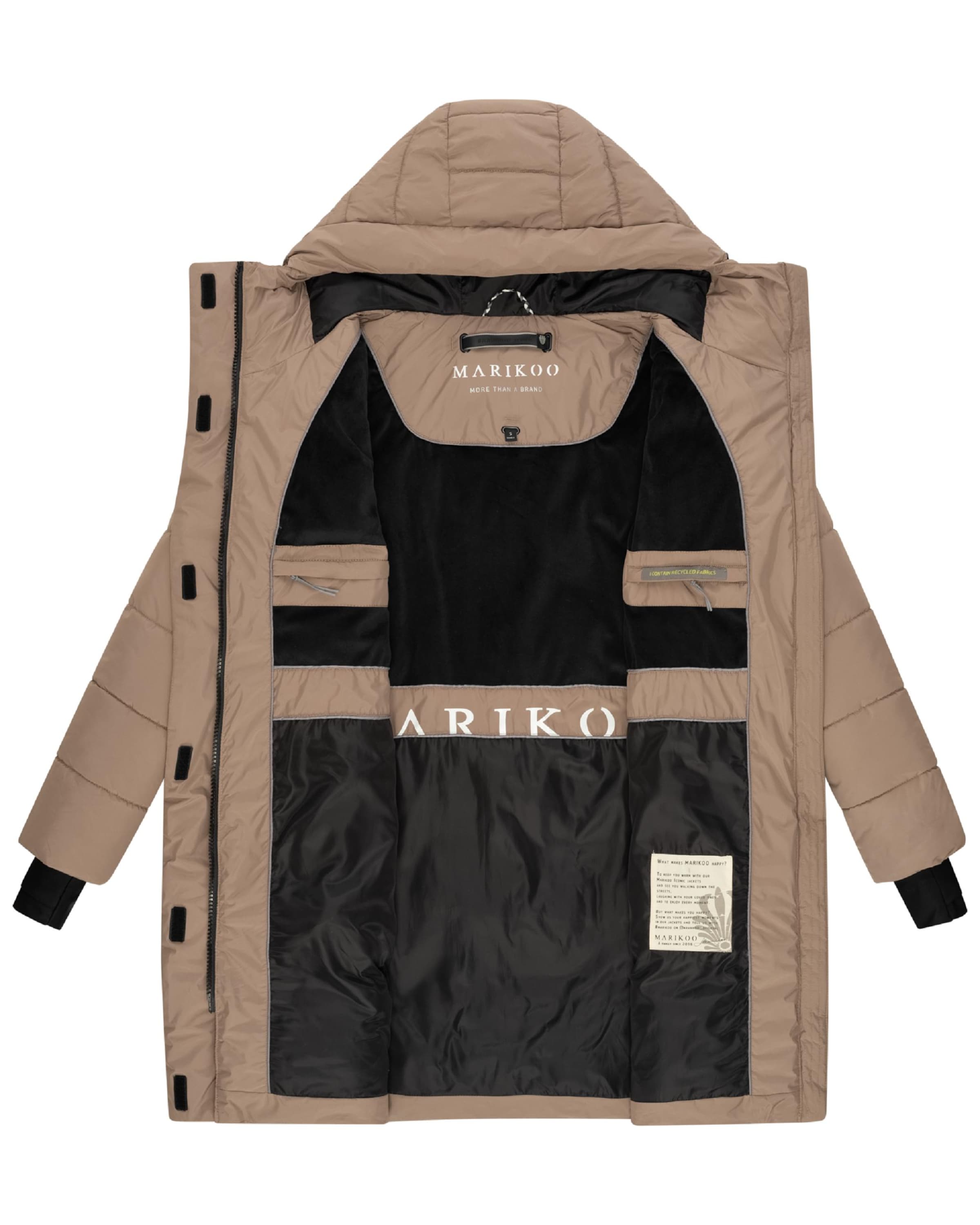 smėlio MARIKOO Žieminis paltas 'Kaituu XVI'