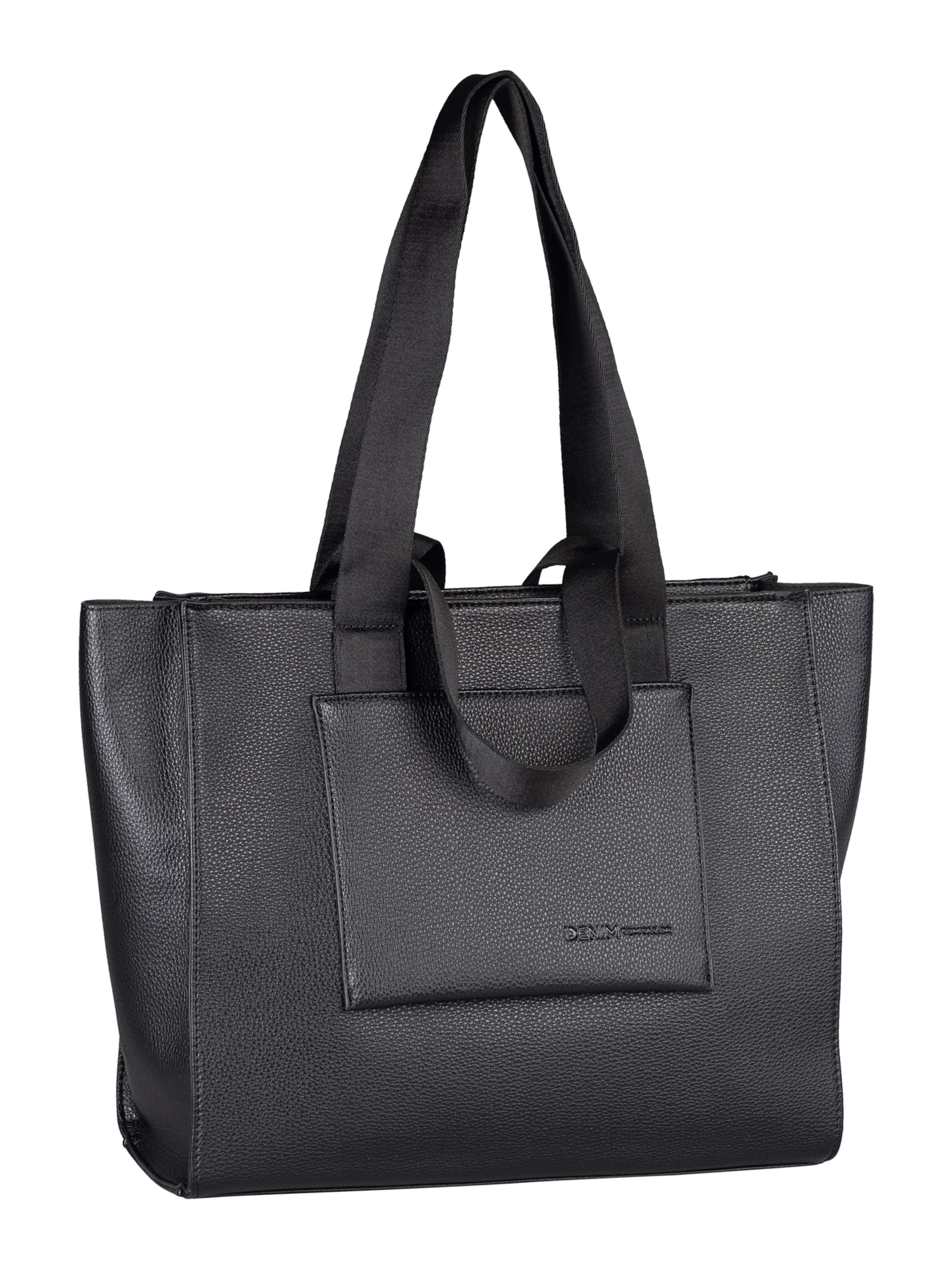 Cabas 'Aisha' TOM TAILOR DENIM en noir : devant