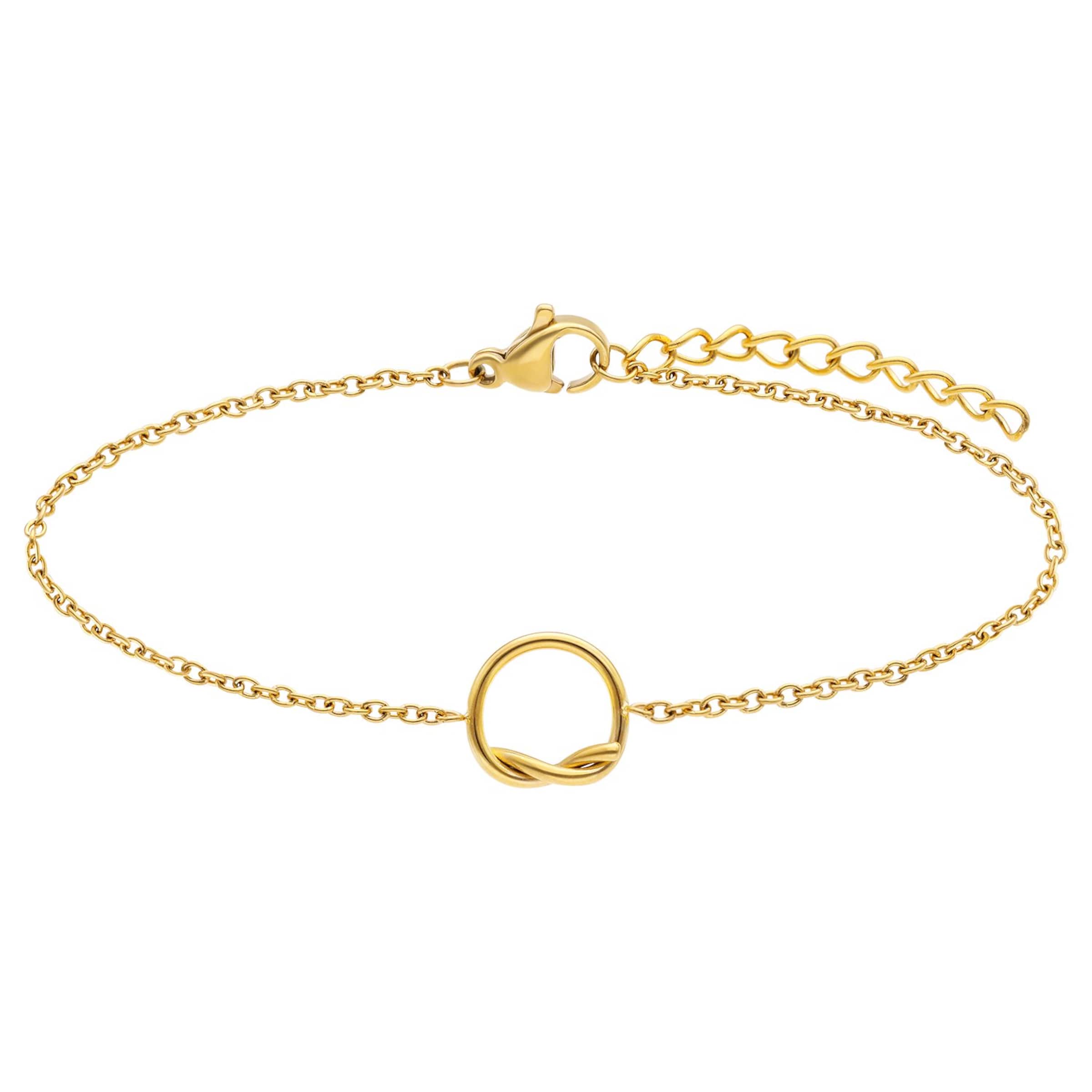 Lucardi Armband 'Essentials' in Goud: voorkant