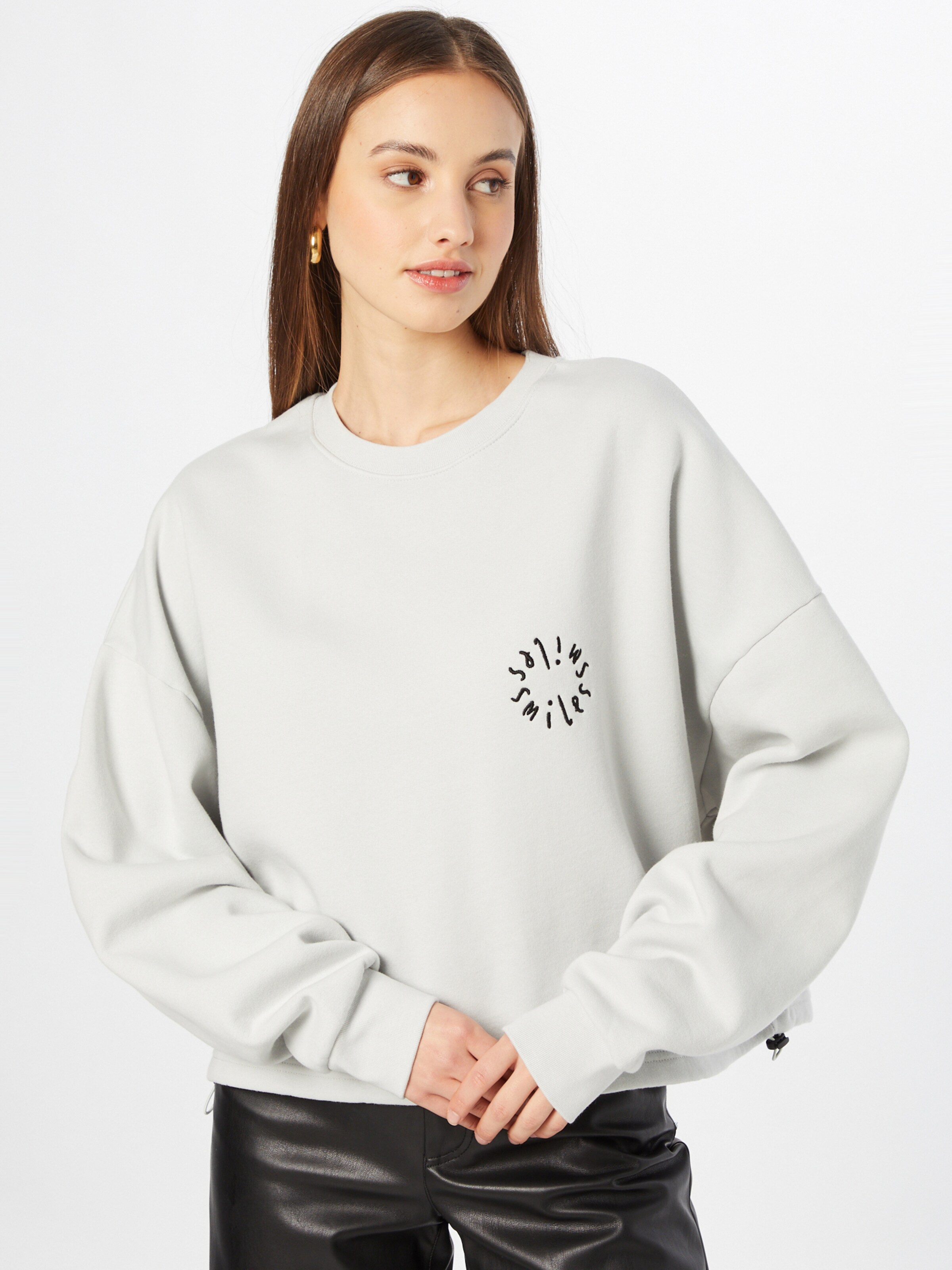 Women Plus sizes | Smiles Sweatshirt 'Joey' in Grey - FW79699