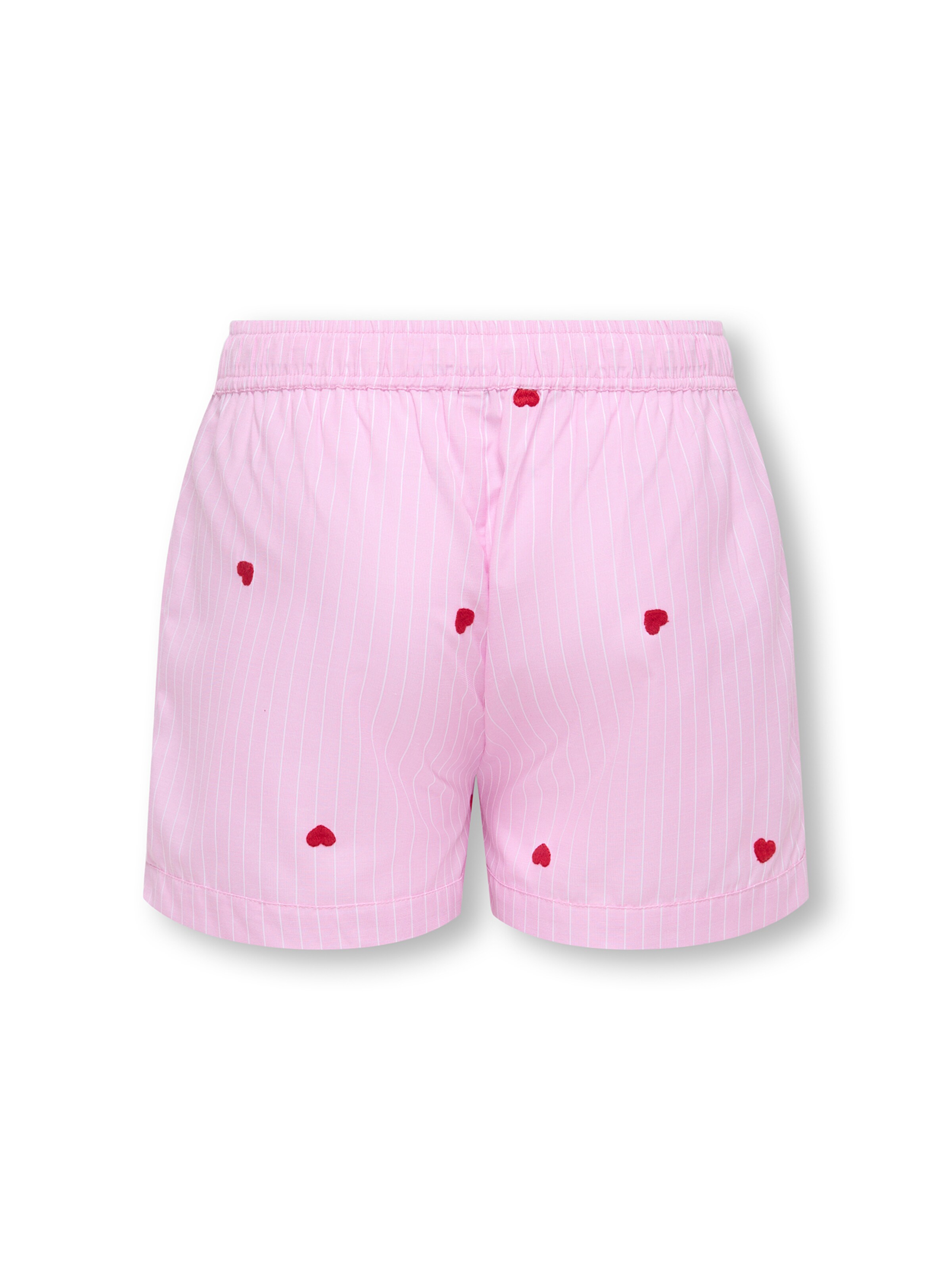 ONLY GIRLS Normalny krój Spodnie 'KOGNEW LINA' w kolorze różowy