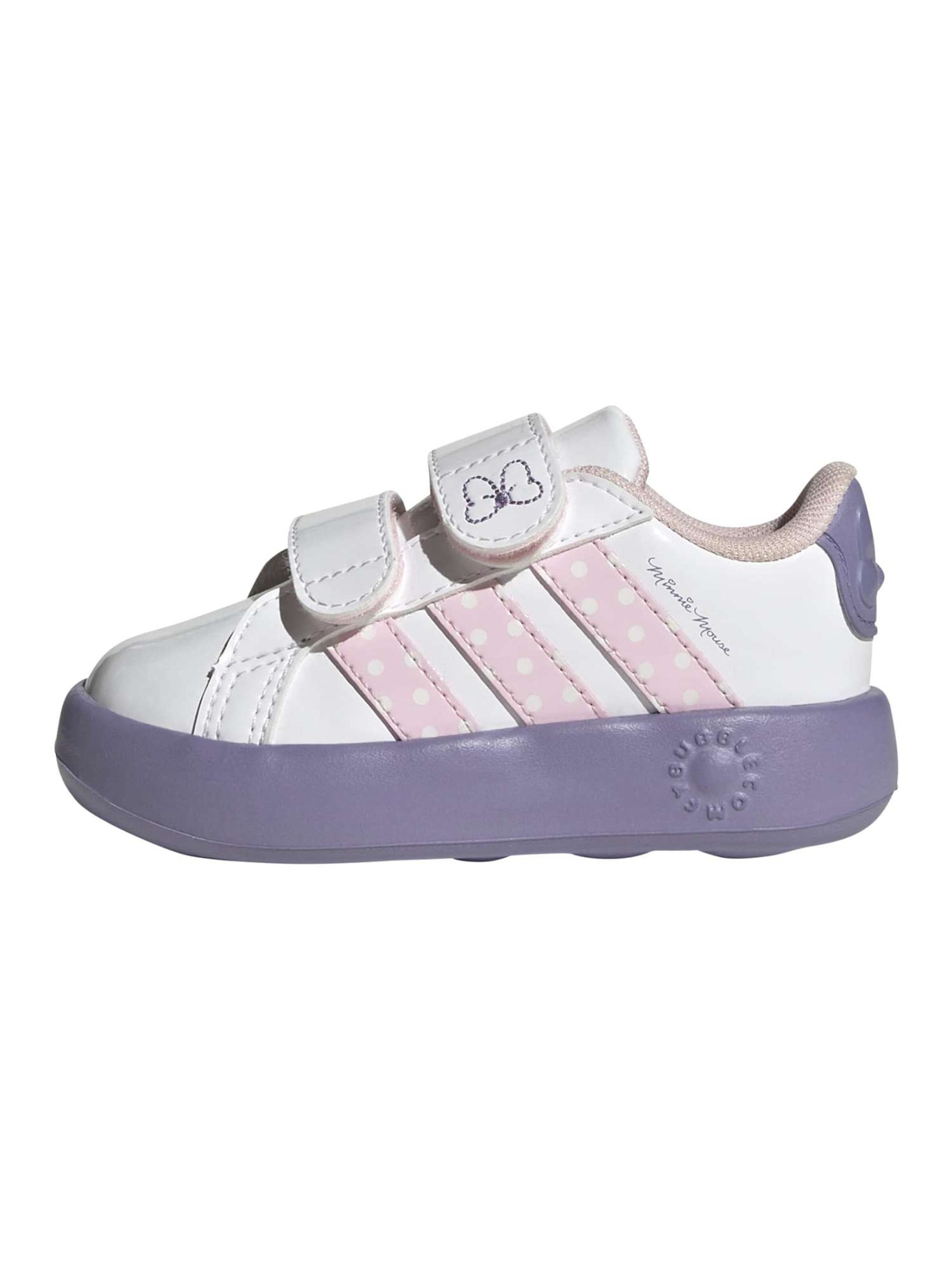 Sneaker 'GRAND COURT MINNIE CF I' in 19 ADIDAS SPORTSWEAR di colore blu violetto / rosa / bianco, Visualizzazione prodotti