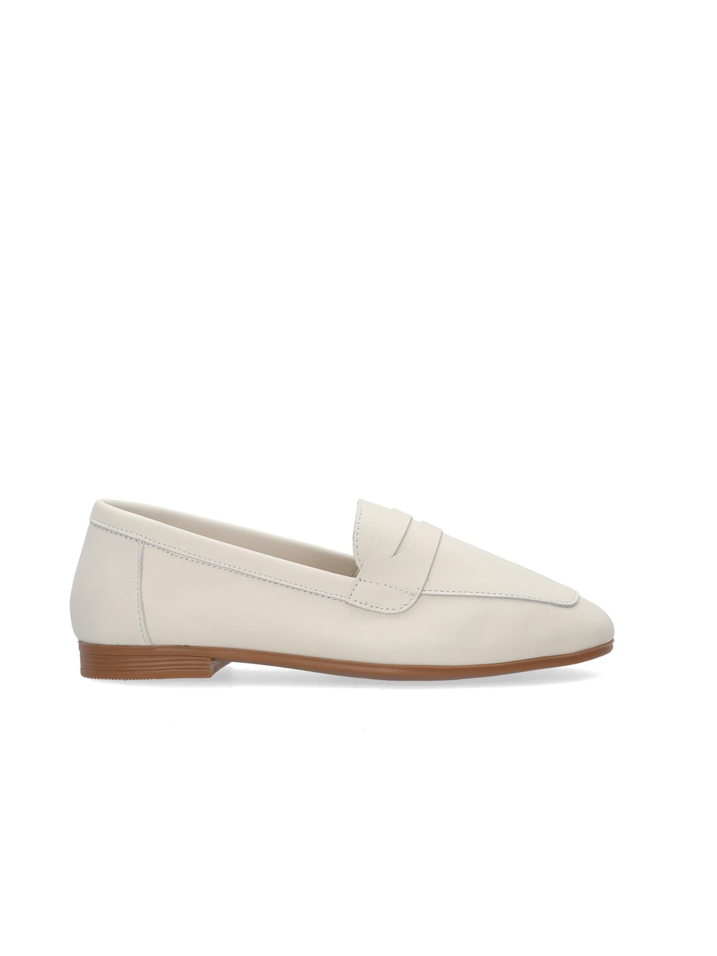 VENEZIA Classic Flats in Beige: front