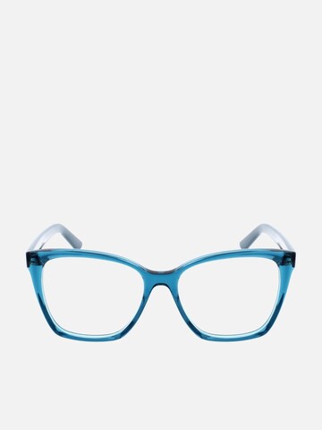 Occhiali da sole 'Karl Lagerfeld KL6050 Petrol 54/16/140 WOMAN Eyewear Frame' di Karl Lagerfeld in blu: frontale