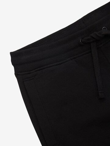 TOM TAILOR Tapered Broek in Zwart