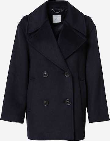 s.Oliver BLACK LABEL Between-Seasons Coat in Blue: front