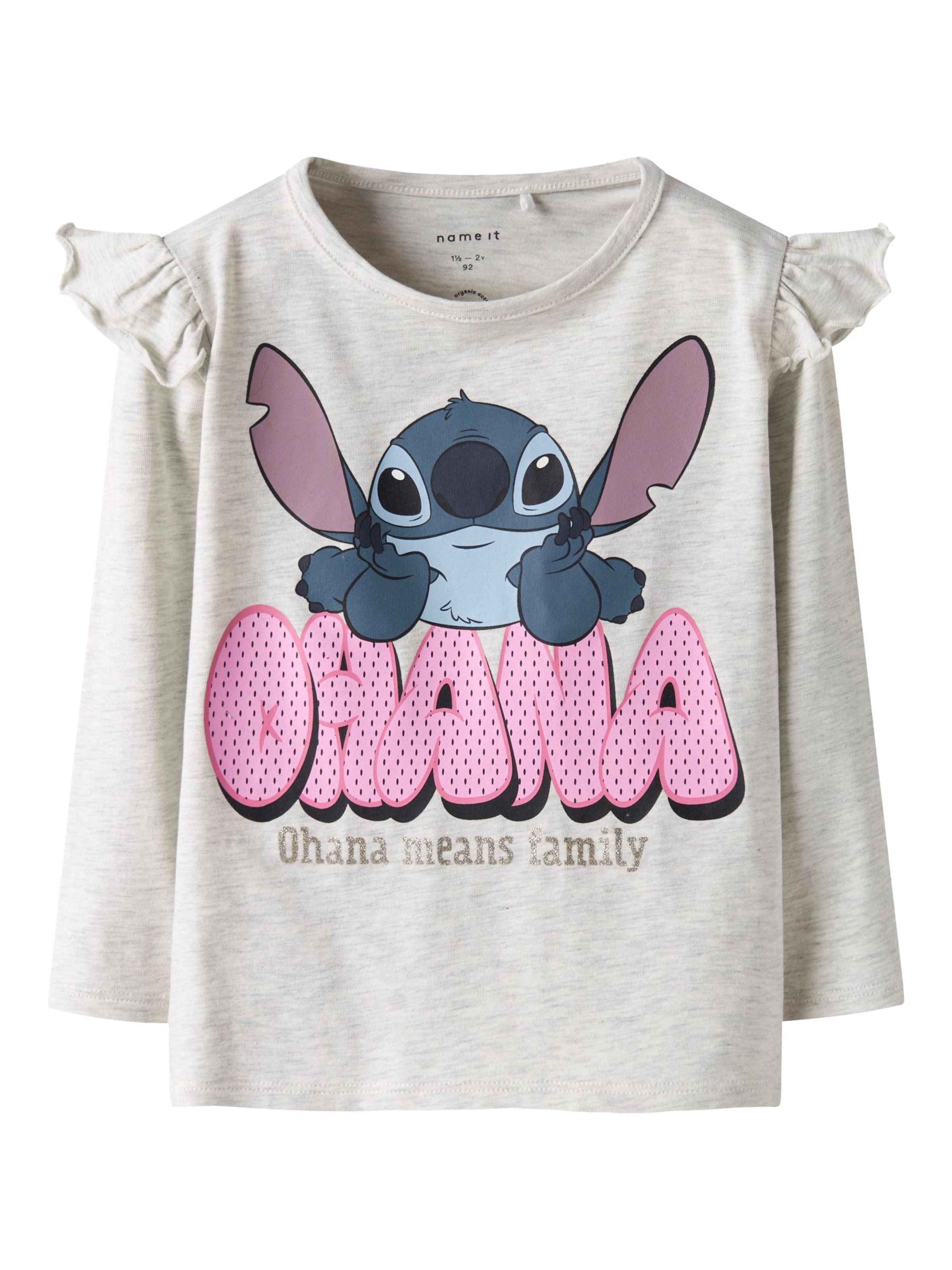 Maglietta 'Stitch' di NAME IT in beige: frontale