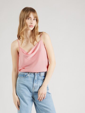 COMMA - Blusa en rosa: frente