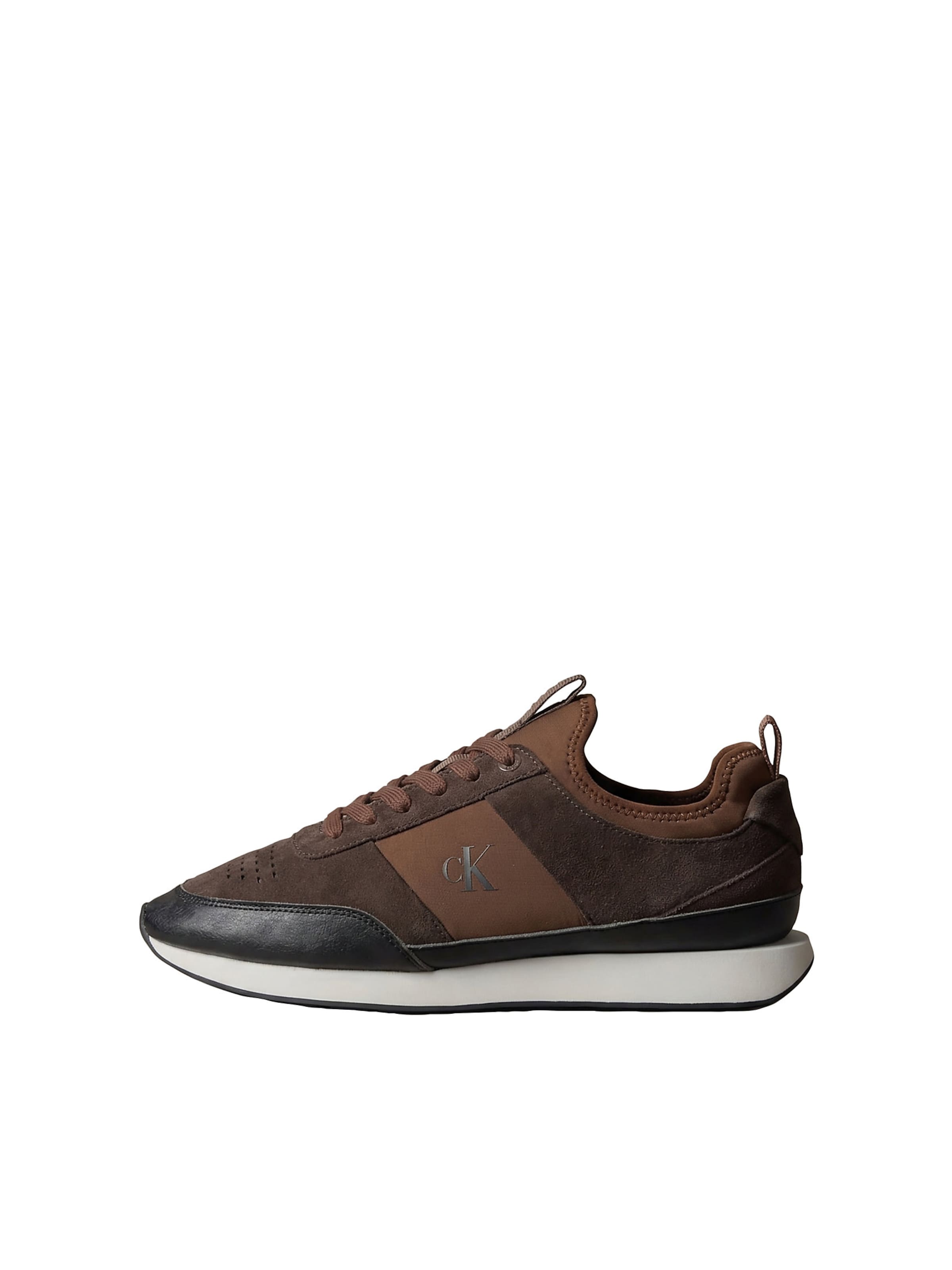 Calvin Klein Sneakers laag in Bruin: voorkant