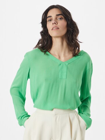 Kaffe Blouse 'Amber' in Groen: voorkant