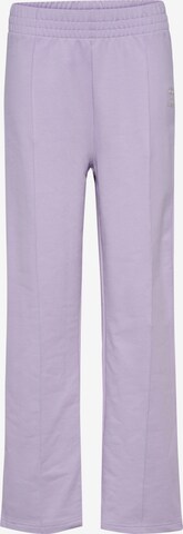 Hummel Wide leg Pants 'Elly' in Purple: front
