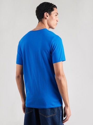 Lindbergh Tričko 'Christmas' – modrá