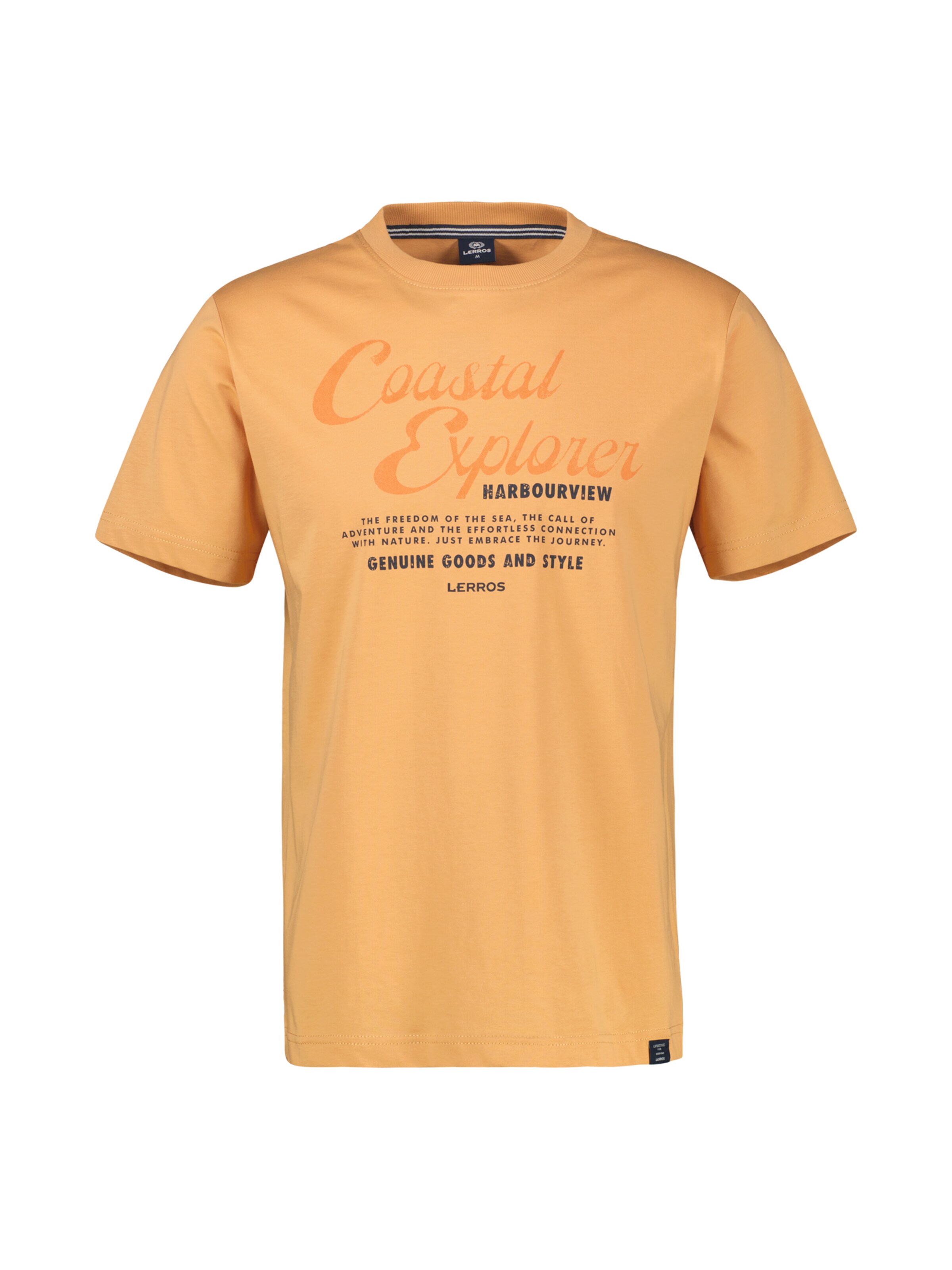 T-Shirt LERROS en orange : devant