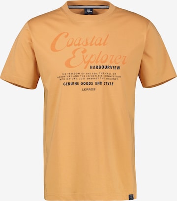 T-Shirt LERROS en orange : devant