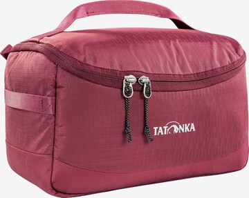 TATONKA Toiletry Bag in Red: front