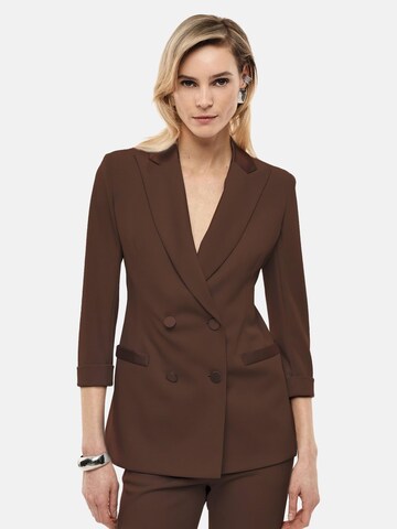 IMPERIAL Blazer 'IMPERIAL GIACCA DOPPIOPETTO 3/4'‌‌‌‌‌‌‌‌‌‌ in Braun