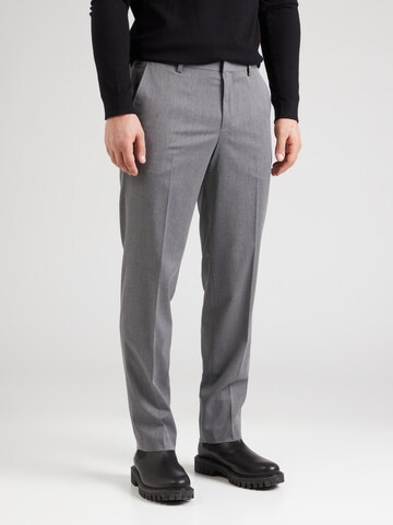 Jack & Jones Premium Szabványos Ráncos nadrág 'JPRBUSHWICK ASHTON' - szürke: elől
