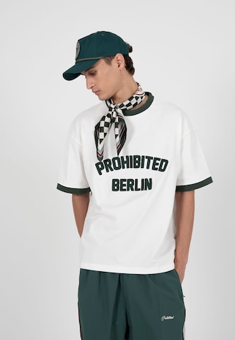 Maglietta di Prohibited in bianco