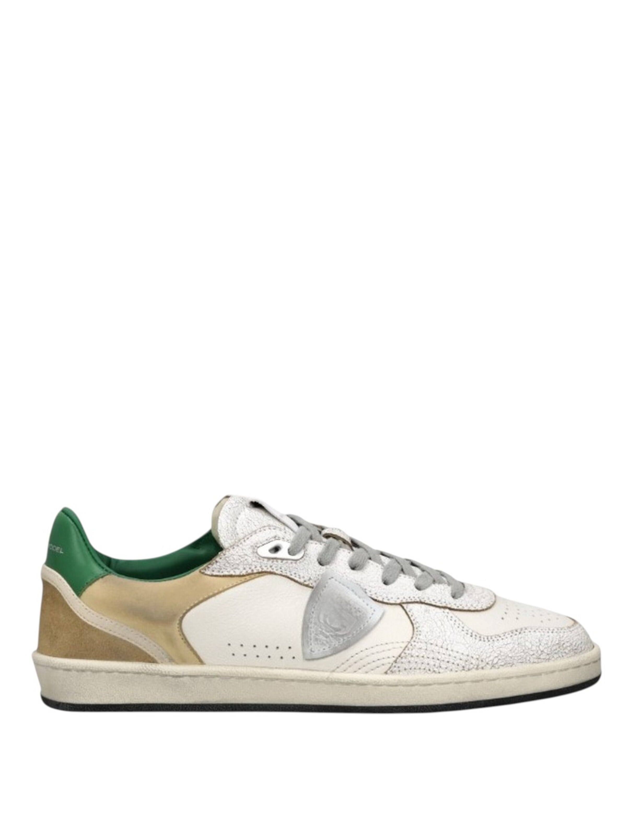 Sneaker bassa di Philippe Model in bianco: frontale