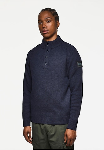 Pull-over Weekend Offender en bleu : devant