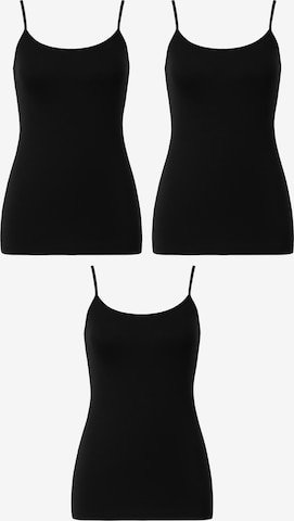 Erdem Onderhemd in Zwart: voorkant