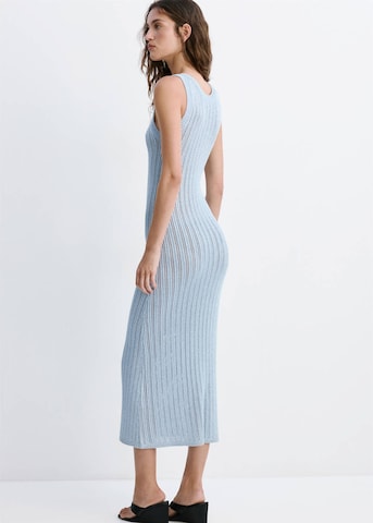 MANGO Knitted dress 'Blues' in Blue