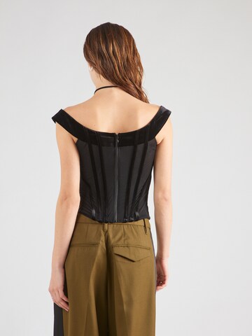 Misspap Blouse in Zwart