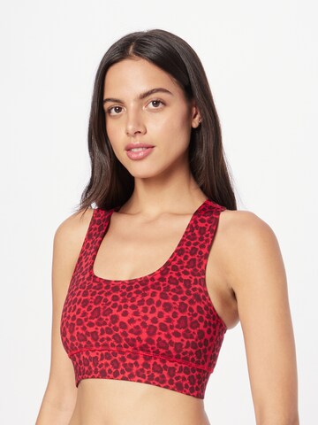 Hey Honey Bustier Sport bh in Rood: voorkant