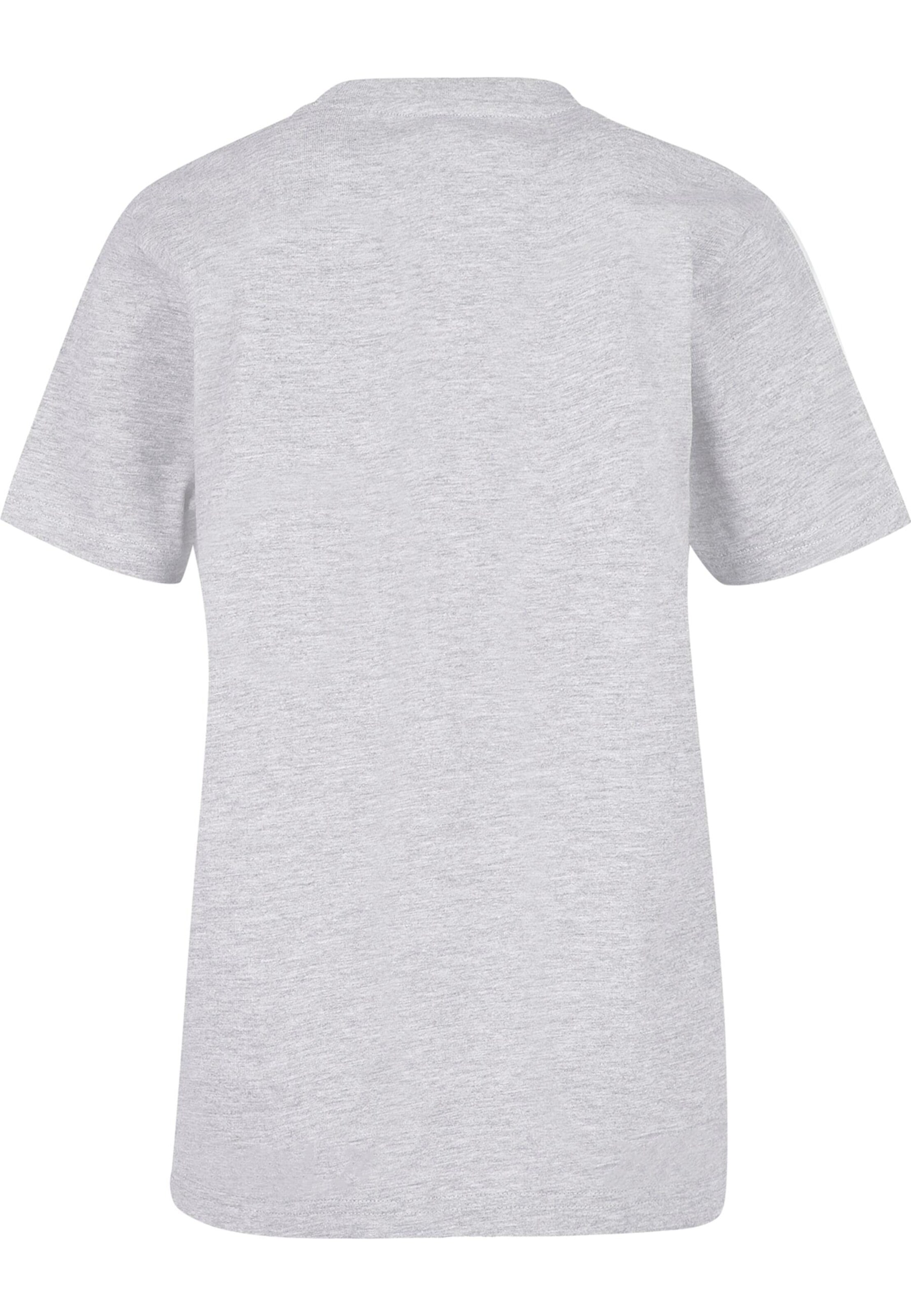 T-Shirt 'Lilo and Stitch - Sitting On Flower' ABSOLUTE CULT en gris