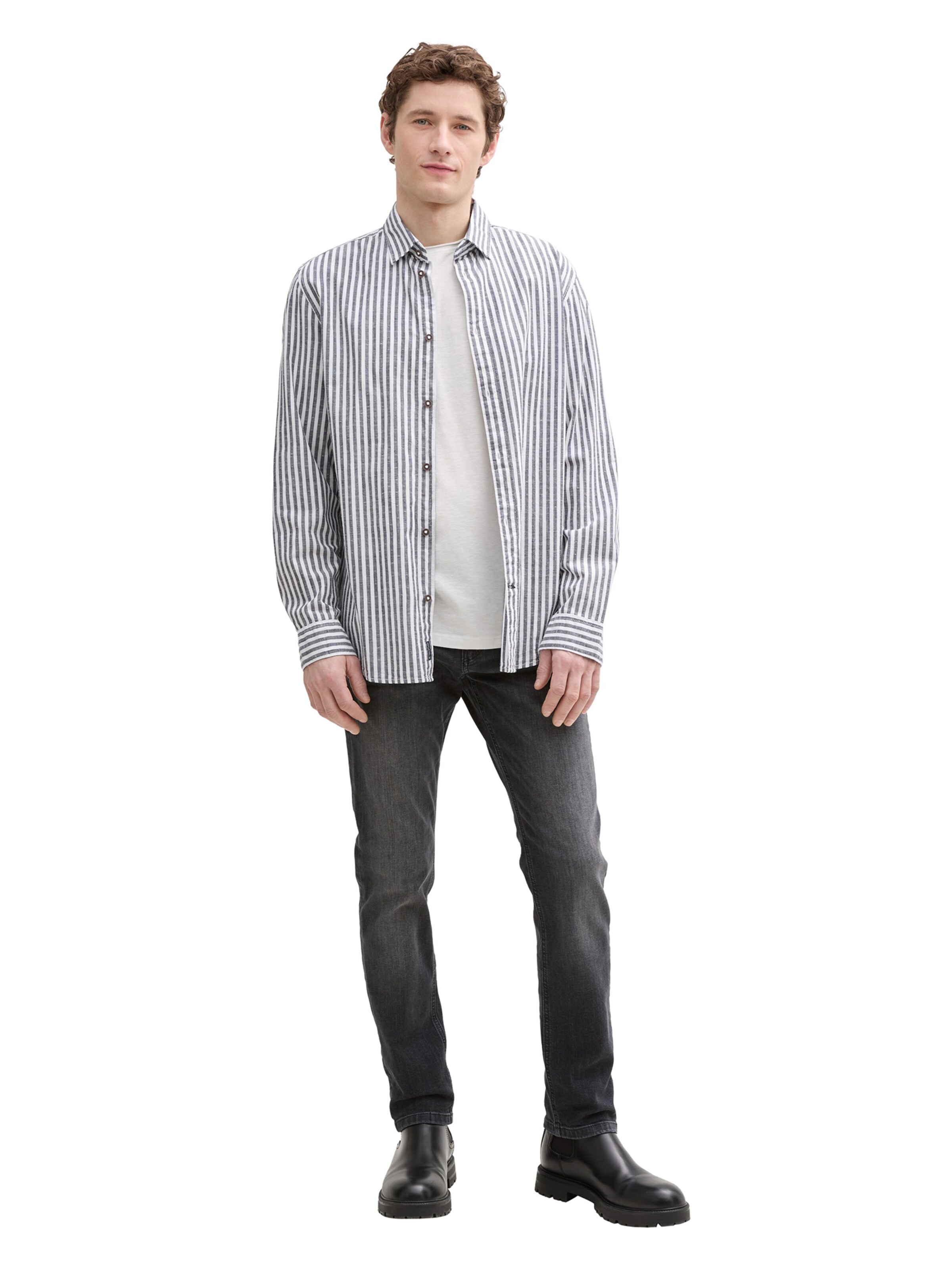 TOM TAILOR Regular Jeans 'Josh' in Grijs