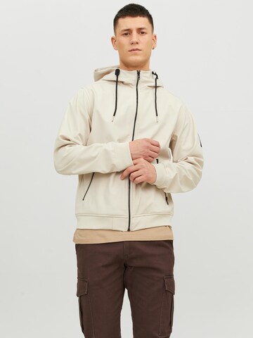 Veste mi-saison JACK & JONES en beige : devant