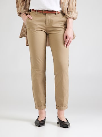 ONLY Slimfit Hose 'ONLBIiana' in Beige: Vorderseite