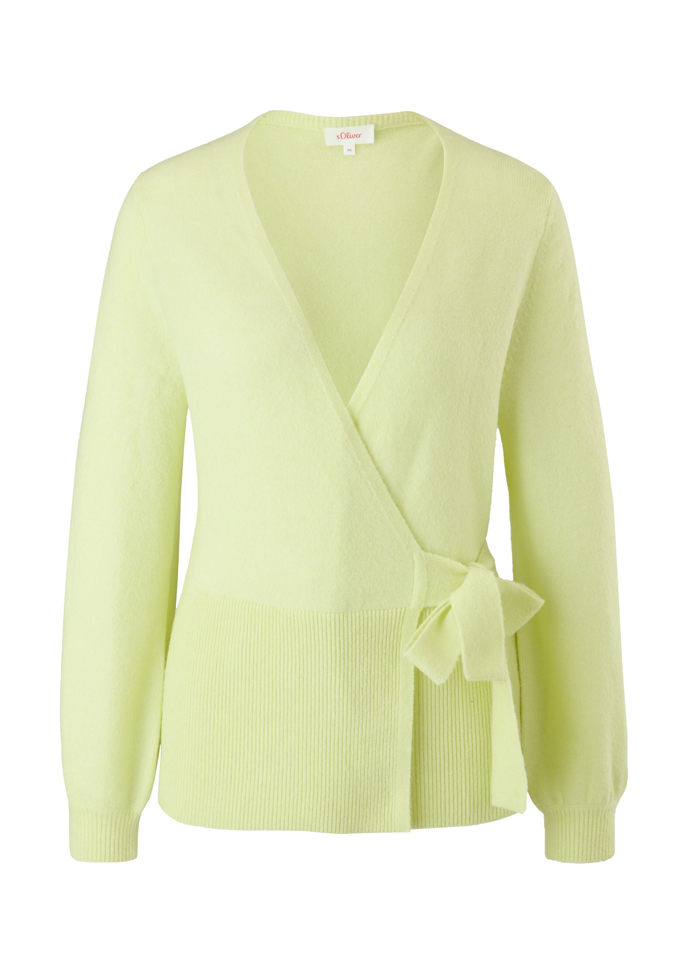 Strickjacke in Limette ABOUT YOU